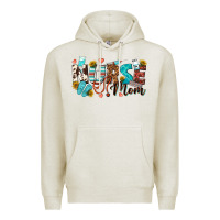 Oatmeal Heather nurse mom Premium Hoodie - texasbilliewilder