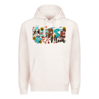 Pale Pink nurse mom Premium Hoodie - texasbilliewilder
