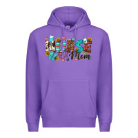 Purple nurse mom Premium Hoodie - texasbilliewilder