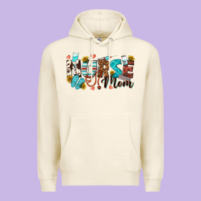 Nurse Mom Premium Hoodie Designed By Texasbilliewilder