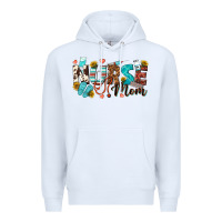 White nurse mom Premium Hoodie - texasbilliewilder