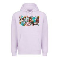 Lilac nurse mom Premium Hoodie - texasbilliewilder