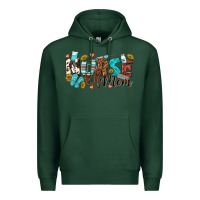Sports Green nurse mom Premium Hoodie - texasbilliewilder