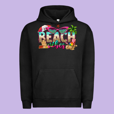 Beach Vibes Urban Hoodie Designed By Texasbilliewilder