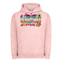 Pigment Salmon beach vibes Urban Hoodie - texasbilliewilder