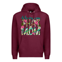 Burgundy oh honey i am that mom mothers day Premium Hoodie - texasbilliewilder