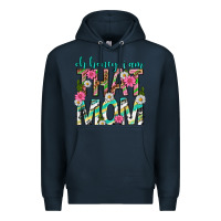Navy oh honey i am that mom mothers day Premium Hoodie - texasbilliewilder