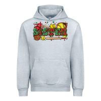 Heather Grey sister softball Urban Hoodie - Zillion Design Studio