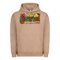 Pigment Burro sister softball Urban Hoodie - Zillion Design Studio