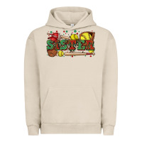 Pigment French Oak sister softball Urban Hoodie - Zillion Design Studio