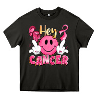 Asphalt hey cancer with middle fingers Heavy Core Tee - LillyAllenDesigns