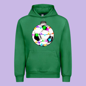Christmas Soccer Urban Hoodie Designed By Ranaportraitstore