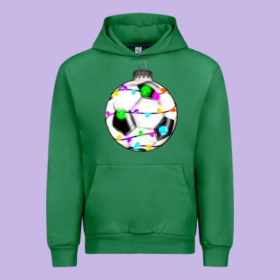 Christmas Soccer Urban Hoodie Designed By Ranaportraitstore