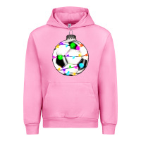 Fuchsia Pink Christmas soccer Urban Hoodie - RanaPortraitStore