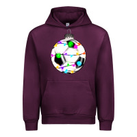 Mauve Wine Christmas soccer Urban Hoodie - RanaPortraitStore