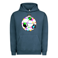 Pigment Midnight Navy Christmas soccer Urban Hoodie - RanaPortraitStore