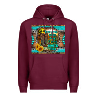 Burgundy keep your soul clean and your boots dirty Premium Hoodie - RanaPortraitStore