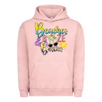 Pigment Salmon beaches booze and besties tbw Urban Hoodie - texasbilliewilder