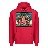 Cardinal joy pig Premium Hoodie - RanaPortraitStore