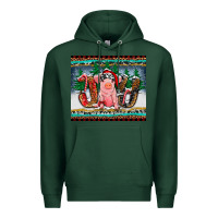 Sports Green joy pig Premium Hoodie - RanaPortraitStore