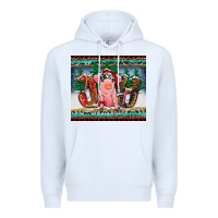 White joy pig Premium Hoodie - RanaPortraitStore