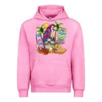Fuchsia Pink beach gnome Urban Hoodie - texasbilliewilder