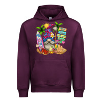 Mauve Wine beach gnome Urban Hoodie - texasbilliewilder