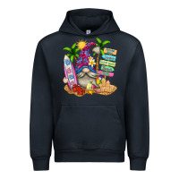 Navy beach gnome Urban Hoodie - texasbilliewilder