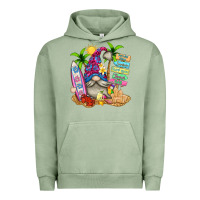 Pigment Oil Green beach gnome Urban Hoodie - texasbilliewilder