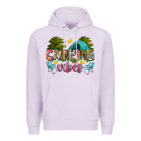 Lilac camping vibes Premium Hoodie - Zillion Design Studio