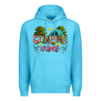 Ocean Blue camping vibes Premium Hoodie - Zillion Design Studio