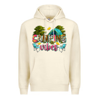 Sandshell camping vibes Premium Hoodie - Zillion Design Studio