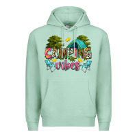 Seafoam camping vibes Premium Hoodie - Zillion Design Studio