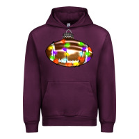 Mauve Wine Christmas football Urban Hoodie - RanaPortraitStore