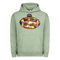 Pigment Oil Green Christmas football Urban Hoodie - RanaPortraitStore