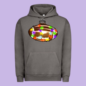 Christmas Football Urban Hoodie Designed By Ranaportraitstore