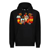 Black firefighter coffee cups Premium Hoodie - Zillion Design Studio