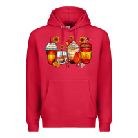 Cardinal firefighter coffee cups Premium Hoodie - Zillion Design Studio