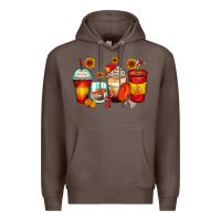 Coffee firefighter coffee cups Premium Hoodie - Zillion Design Studio