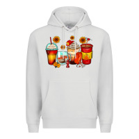 Dove Grey firefighter coffee cups Premium Hoodie - Zillion Design Studio