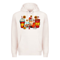 Pale Pink firefighter coffee cups Premium Hoodie - Zillion Design Studio