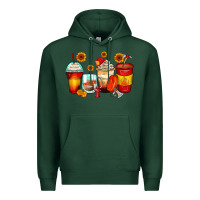 Sports Green firefighter coffee cups Premium Hoodie - Zillion Design Studio