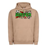 Pigment Burro sister soccer Urban Hoodie - Zillion Design Studio