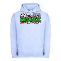 Pigment Grape Ice sister soccer Urban Hoodie - Zillion Design Studio