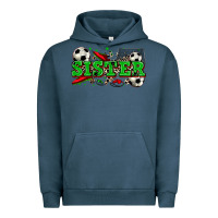 Pigment Midnight Navy sister soccer Urban Hoodie - Zillion Design Studio