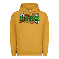 Pigment Peanut Butter sister soccer Urban Hoodie - Zillion Design Studio