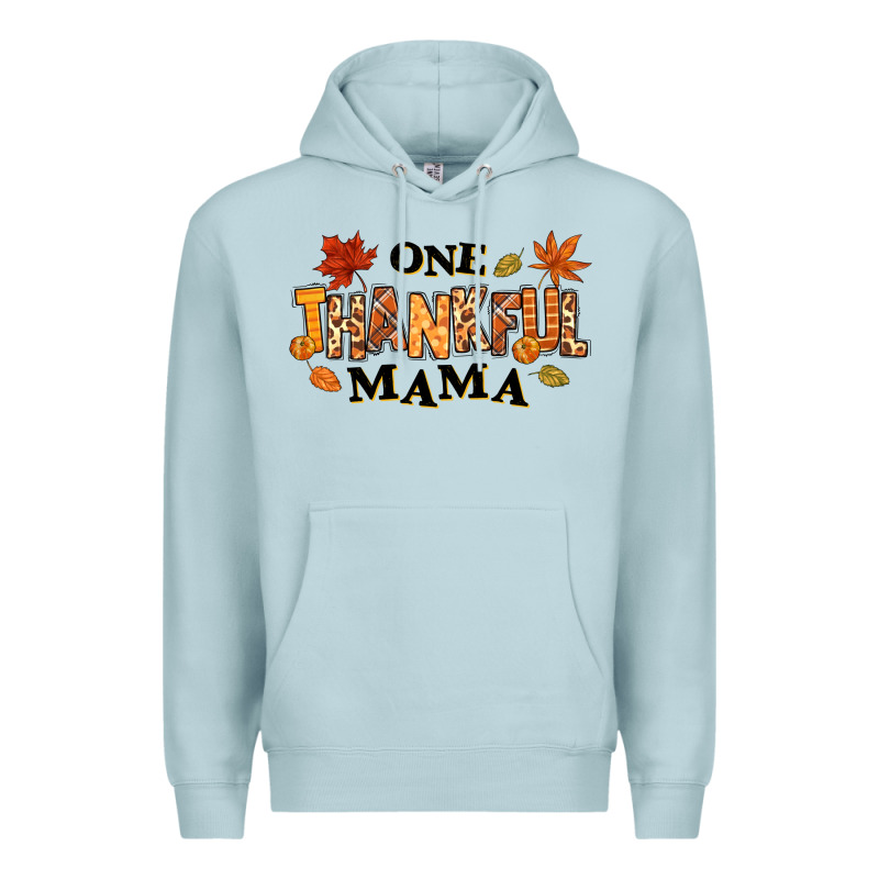 One Thankful Mama Premium Hoodie by texasbilliewilder | Teevron