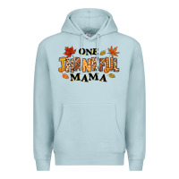 Blue Mist one thankful mama Premium Hoodie - texasbilliewilder
