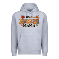 Heather Grey one thankful mama Premium Hoodie - texasbilliewilder