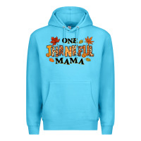 Ocean Blue one thankful mama Premium Hoodie - texasbilliewilder